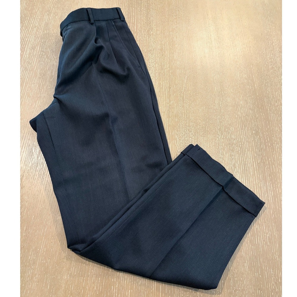 Brooks Brothers 346 Men's 36x31 Gray Worsted Wool Dress Pants Pleated Cuffed